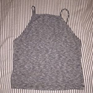 adorable garage grey halter top